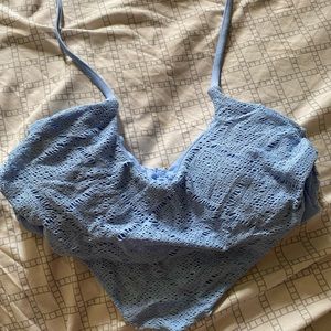 Baby blue medium xhilaration bikini top